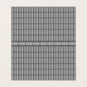 Toit gris style drôle carte de visite (Extérieur déplié)