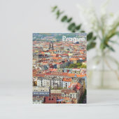 Toits de la carte postale de Prague (Debout devant)