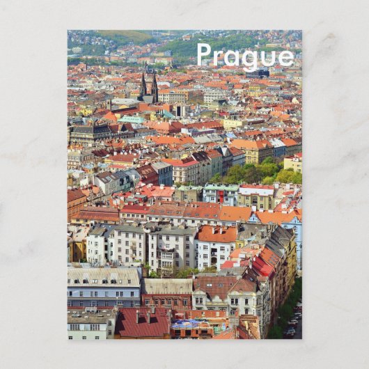Toits de la carte postale de Prague (Devant)