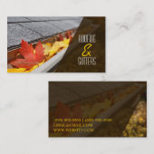 Toits, Tuyaux, Carte de visite de construction (Devant / Derrière)