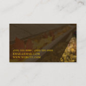 Toits, Tuyaux, Carte de visite de construction (Dos)