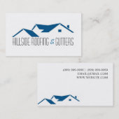 Toits, Tuyaux, Carte de visite de construction (Devant / Derrière)