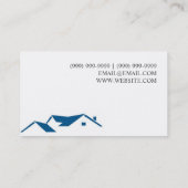 Toits, Tuyaux, Carte de visite de construction (Dos)