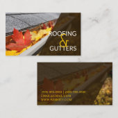 Toits, Tuyaux, Carte de visite de construction (Devant / Derrière)