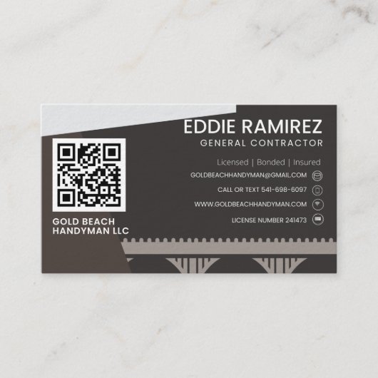 Toiture carte de visite pour GBHM (Devant)