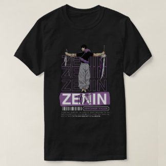 Toji fushiguro tovenaar killer anime Zwart T-shirt