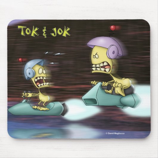 Tok & Jok The Race Mousepad Muismat (Voorkant)