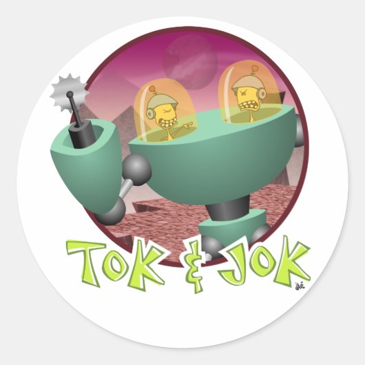 TokBOT & JokBOT Sticker (Voorkant)