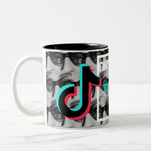 TokensTok TikTok Coffee Mug à deux tons (Gauche)