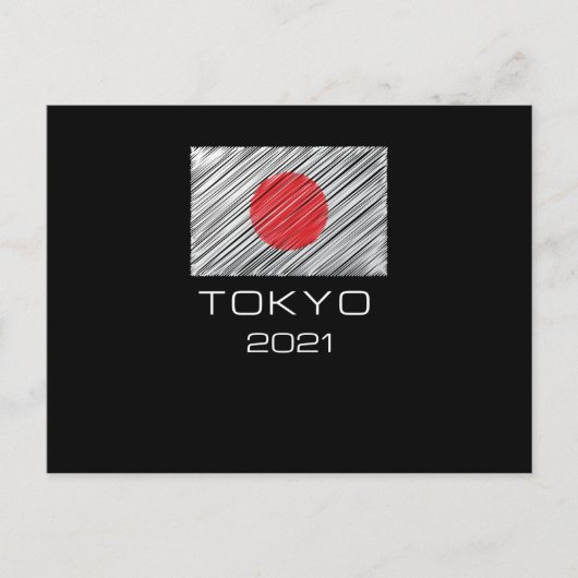 Tokio 2021 briefkaart (Voorkant)