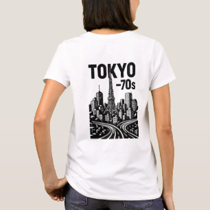 Tokio—70s Retro Kunst T-shirt   Vintage Japan...