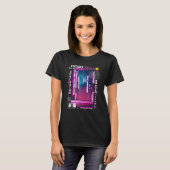 Tokio cyberpunk damp in japanse retro vibes t-shirt (Voorkant volledig)
