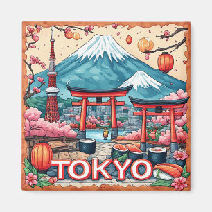 🧲 Tokio Emmer Lijst Reis Herinnering Japan 🌏 Magneet