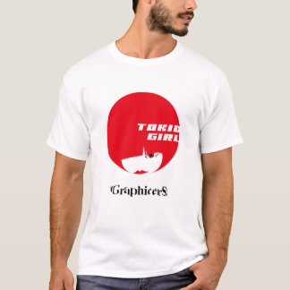 Tokio Girl Rising Sun T-shirt