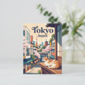 Tokio Japan Briefkaart (Staand voorkant)