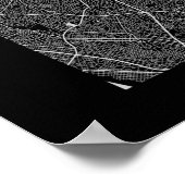 Tokio - Japan Dark City Map Poster (Hoek)