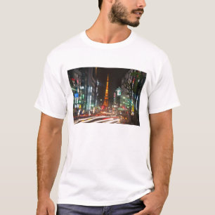 Tokio, Japan. De Tokyo Tower is een communicatie T-shirt