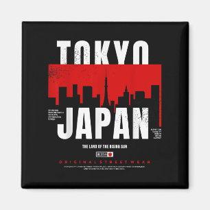 Tokio Japan Het Land Van De Rijzende Zon Origineel Magneet