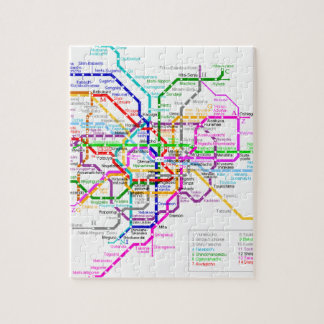 Tokio Japan - metrokaart Legpuzzel