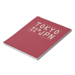 Tokio, Japan notepad Notitieblok