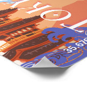 Tokio Japan Reiskunst Poster (Hoek)