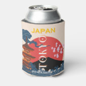 Tokio Japan Reiskunst, Retro Reiskunst Blikjeskoeler (Blikje Achterkant)