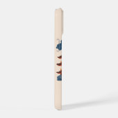 Tokio Japan Reiskunst, Retro Reiskunst iPhone 15 Hoesje (Rechterkant)