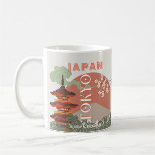 Tokio Japan Reiskunst, Retro Reiskunst Koffiemok