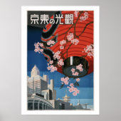 Tokio, Japanse poster voor vintage (Voorkant)