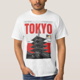 Tokio & kattenliefhebbers t-shirt