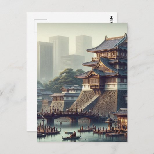 Tokio Keizerlijk Paleis landschap Japan Reizen Briefkaart (Voorkant / Achterkant)