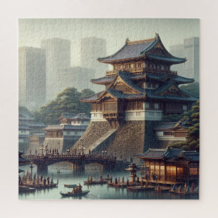 Tokio Keizerlijk Paleis landschap Japan Reizen Legpuzzel