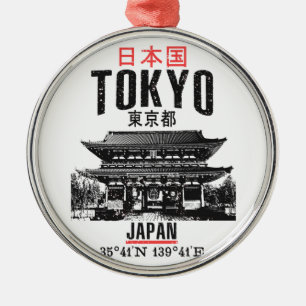 Tokio Metalen Ornament