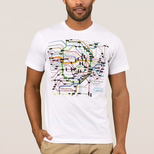 tokio-metro t-shirt (Voorkant)
