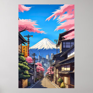 Tokio Mt Fuji Poster