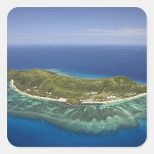 Tokoriki-eiland, Mamanuca-eilanden, Fiji Vierkante Sticker