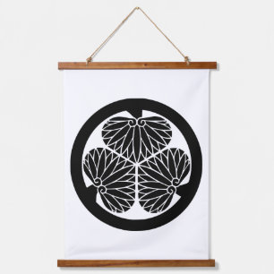 Tokugawa Shogun Japans familiewapen Hangend Wandkleed