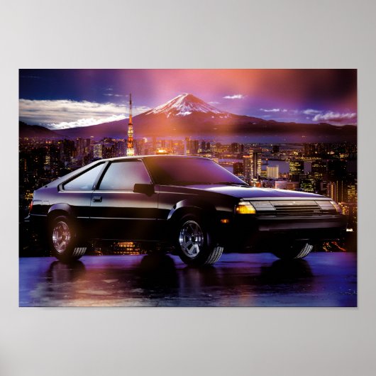 Tokyo Celica Poster (Voorkant)