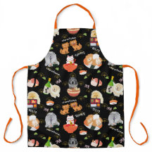 TOKYO CHOWTIME Chow All-Over Print Schort