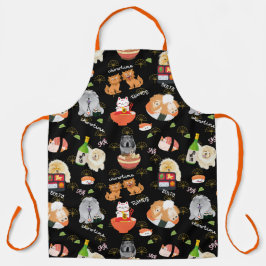 TOKYO CHOWTIME Chow All-Over Print Schort