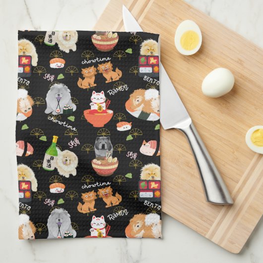 TOKYO CHOWTIME Chow Theedoek (Quarter Fold)