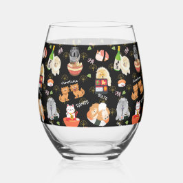 TOKYO CHOWTIME Chow Wijnglas Zonder Voet