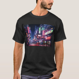 Tokyo City Neon Light T-shirt