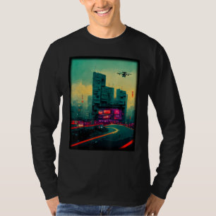 Tokyo Cyberpunks Retro lo-fi indie Japan sfeer aes T-shirt