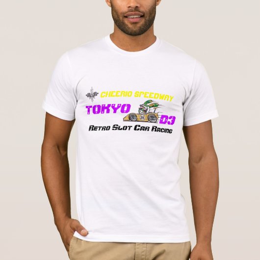 Tokyo D3 Retro Racing 2011 T-shirt (Voorkant)