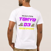 Tokyo D3 Retro Racing 2011 T-shirt (Achterkant)