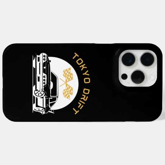 Tokyo Drift Case-Mate iPhone Case (Achterkant (horizontaal))