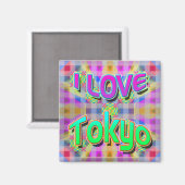 Tokyo Festival 1 Magnet "I LOVE Tokyo" (Recto/Verso)