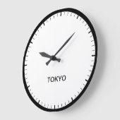 Tokyo fuseau horaire Salle de presse Style Horloge (Angle)
