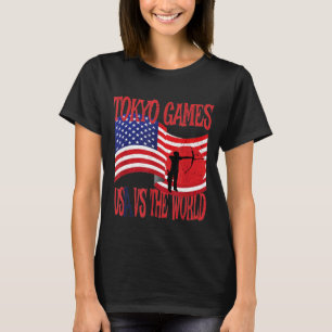 Tokyo Games Usa vThe World Archery T-shirt